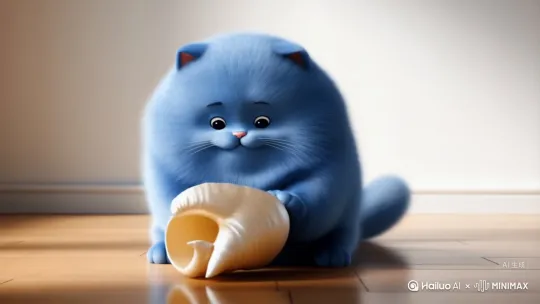 制作一段蓝胖猫求海螺ai送个会员的视频 by Hailuo AI Video Generator
