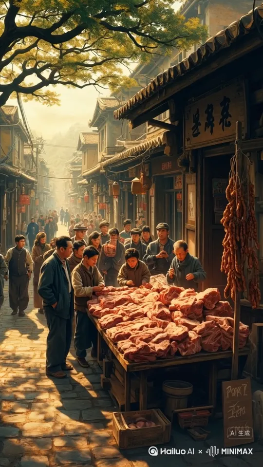 根据以上图片生成一个动态视频数字人，人物，场景真实自然，镜头慢慢往后推送 by Hailuo AI Video Generator