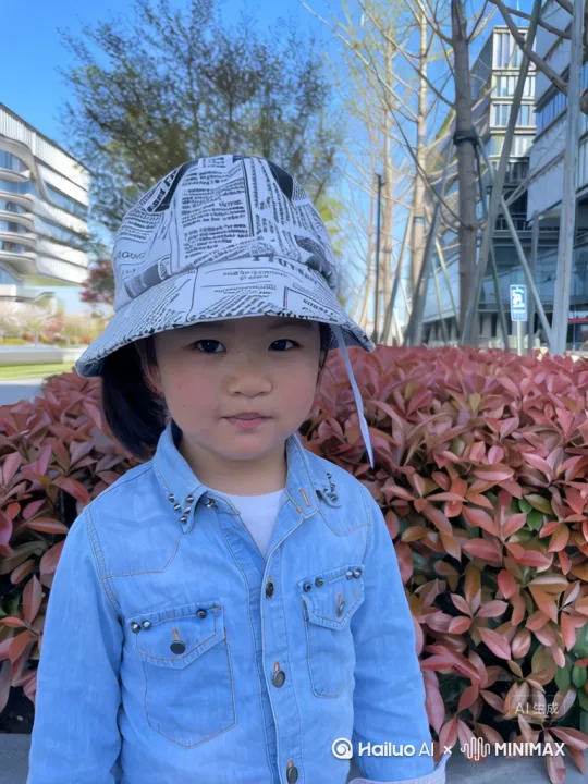 提取图片中的样貌、服装和形态，生成一段在意大利时装周走秀的视频 by Hailuo AI Video Generator