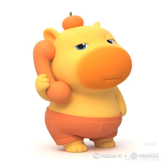 打电话，然后生气地将电话挂掉，然后跺脚，眼泪慢慢流下来，不听抽泣，可怜巴巴的眼神，画风保留原本的画风，眼泪是小滴的，眼神不要太奇怪 by Hailuo AI Video Generator