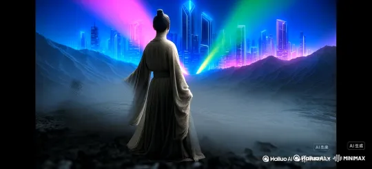 镜头拉远，所有场景变成画卷燃烧，最后一缕灰烬重组为水墨画效果的枯藤老树镜头。粒子火效+纸材质模拟 by Hailuo AI Video Generator