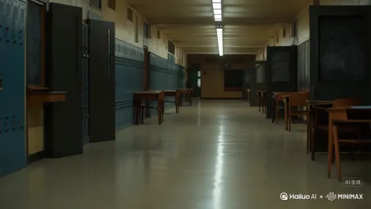 生成一个千禧年的学校梦核类型视频，时不时出现诡异画面 by Hailuo AI Video Generator