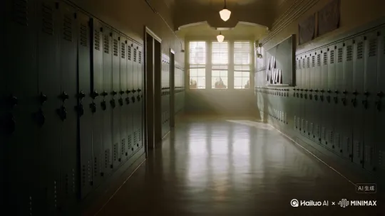 生成一个千禧年的学校梦核类型视频，时不时出现诡异画面，要更多诡异的事情发生 by Hailuo AI Video Generator