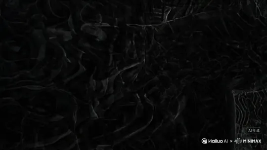 暗纹中甲骨文“閩”字浮现（门内盘蛇），镜头穿透字符：武夷山悬崖悬棺在云雾间若隐若现，青铜钺上蛇形图腾瞳孔反光。  [左移,上升] by Hailuo AI Video Generator