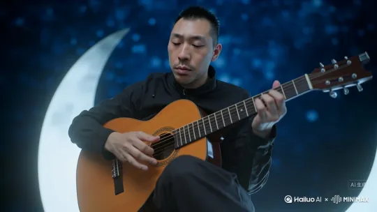 我在唱周传雄的黄昏[上升,变焦推进,跟随] by Hailuo AI Video Generator