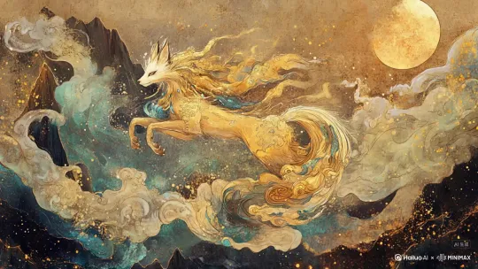 九尾狐
金色的龙
 by Hailuo AI Video Generator