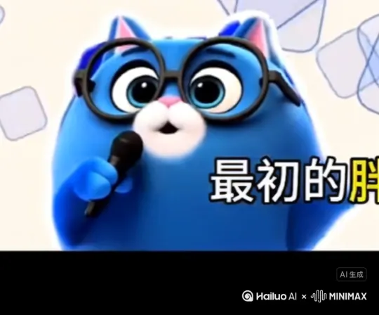 让这种让这只小猫到办公室办公室的墙壁是金子做的里面有很多冰块旁边空调还在吹这只小猫一进去就被冰冻了里面还有一个人 by Hailuo AI Video Generator