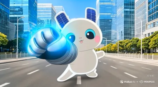 从拳头上向前面打出一发超级大光波 by Hailuo AI Video Generator