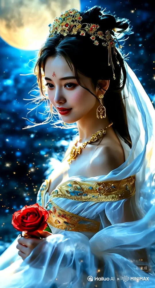 ，人物倾斜向上[左摇,变焦推进]飞翔[左摇,变焦推进] by Hailuo AI Video Generator