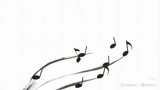 水墨动画展开，抽象音符化为青春少年剪影，背景渐变为晨光中的校园操场（学生奔跑、升旗仪式）。旁白（男声，激昂）：“青春，恰似一首激昂的乐章，梦想便是那跃动的音符。”音乐：古筝与电子音效混编，节奏明快。字幕：标题《青春追梦，诗韵华章》+ 开场句（字幕粒子特效）。 by Hailuo AI Video Generator