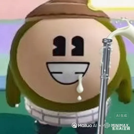 他拿起自己的手中的钢管开始喝里面的牛奶 by Hailuo AI Video Generator