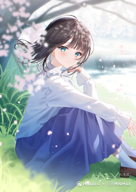 [推出,上升,下摇][下降,上摇][晃动,变焦拉远]樱花飞舞 by Hailuo AI Video Generator