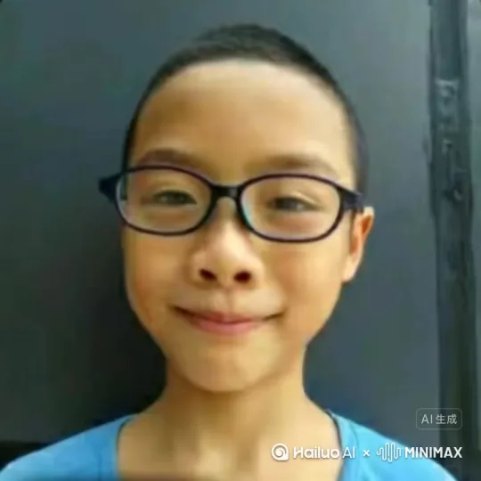 让图让图片上的这个人去工地上搬砖。并笑起来。 by Hailuo AI Video Generator