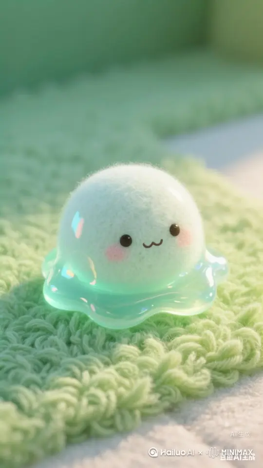 从天而降一只小猫，把照片里的东西当蹦床 by Hailuo AI Video Generator