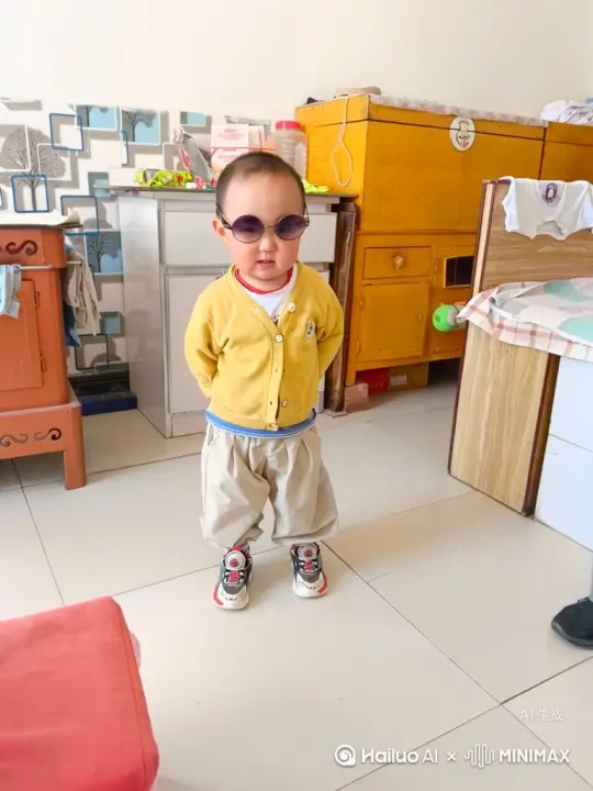 这个小孩跳舞 by Hailuo AI Video Generator