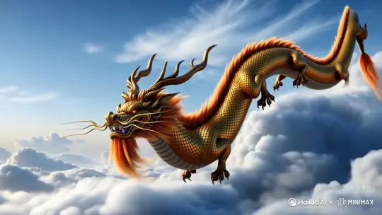 飞龙在天 by Hailuo AI Video Generator