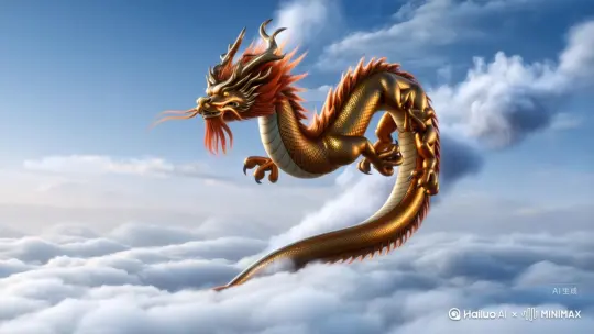 飞龙在天 by Hailuo AI Video Generator
