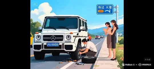 去除水印，让图片轻微动起来 by Hailuo AI Video Generator