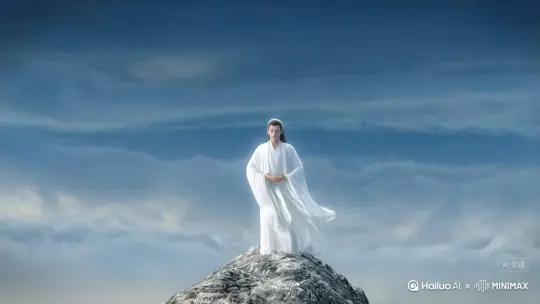 镜头描述：道法仙人的天眼奇境

场景设定

在无垠的苍穹之巅，云雾缭绕，宛如仙境。一位道法高深的仙人静静伫立，他身披白袍，衣袂飘飘，周身散发着淡淡的仙光。他的面容祥和而威严，双目微闭，仿佛在冥想宇宙的奥秘。

镜头一：仙人睁眼

视角1：远景
画面从苍穹之巅的辽阔景象开始，仙人的身影在云雾中若隐若现。镜头缓缓推进，逐渐清晰地展现出仙人的全貌。他微闭的双眼突然微微颤动，仿佛感应到了某种神秘的力量。

视角2：近景
镜头拉近，聚焦在仙人的面部。他的眉头微微舒展，双眼缓缓睁开。就在这一瞬间，他的眉目中心突然亮起一道璀璨的光芒，如同一颗星辰在闪烁。这道光芒逐渐扩大，形成了一个神秘的漩涡。

镜头二：穿越天眼，进入天宫

视角1：特写
画面切换到仙人眉目中心的天眼，那道璀璨的光芒如同一扇通往异界的门户。镜头仿佛被吸入其中，穿越层层光影，进入了一个全新的世界。

视角2：广角
镜头在天眼内部展开，展现出一个宏伟壮丽的天宫景象。金碧辉煌的宫殿矗立在云端，仙鹤翱翔，彩云缭绕。各路神仙或驾云而行，或谈笑风生，或静坐修炼，一派祥和繁荣的景象。远处，仙乐飘飘，天女散花，整个天宫充满了神秘而庄严的气息。

镜头总结

通过两个视角的切换与衔接，我们跟随镜头从苍穹之巅的仙人，穿越到他眉目中心的天眼奇境。从远景的宏观展示到特写的微观聚焦，再到广角的全景呈现，观众仿佛亲身经历了一场神秘的时空之旅。天眼内部的天宫景象，充满了奇幻与庄严，让人感受到了仙界的无尽奥秘与宏伟壮丽。这一镜头不仅展现了仙人的神通广大，更将观众带入了一个超越凡尘的奇幻世界。 by Hailuo AI Video Generator