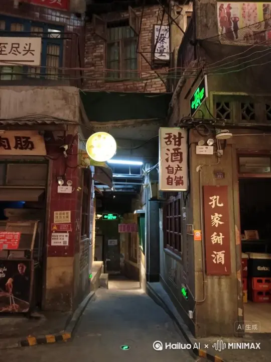 老房子老地方老味道里有多少童年的欢乐和梦想，都随着岁月的流逝而随风飘远了，只剩下歌声在空中回荡，山鸣谷应，一首《祝福》送给曾经年经的我们。徘徊丛林迎着雨，染湿风中的发端，低诉细雨路遥若困倦，静靠湾湾小草倚清泉，悠悠流泉随路转，偶于山中转数圈，一片软软渐黄落叶，荡向清溪之中早飘远，啊！过去过去，多少次心乱，今天今天，随着云烟渐远，悄悄的风，赠我衷心，祝福千串。 by Hailuo AI Video Generator