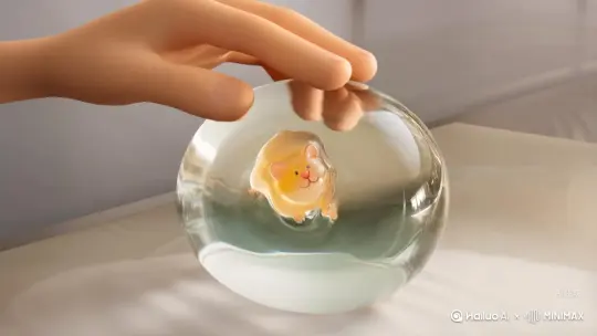 为了帮助你生成一段4分钟的解压视频，以下是一个详细的脚本和分镜描述，主题为“清洁核，清透Q弹”，包含了你提到的所有元素。这个脚本将帮助你更好地理解每个场景的细节，并可以用于与动画师或视频制作团队沟通。

### 视频脚本：清洁核，清透Q弹

#### 场景1：开场（0:00 - 0:30）
- **画面**：一个干净、简洁的背景，柔和的灯光营造出舒适的氛围。
- **动画**：一只Q弹透明的仓鼠果冻出现在画面中央，仓鼠好奇地四处张望。
- **音效**：轻柔的背景音乐开始播放，营造出放松的氛围。

#### 场景2：出现肥皂（0:30 - 1:00）
- **画面**：一只巨大的透明Q弹肥皂缓缓进入画面，肥皂表面有细腻的光泽和微弱的闪光。
- **动画**：肥皂在画面中缓慢旋转，展示其Q弹的质感和透明度。
- **音效**：轻微的弹跳音效，伴随肥皂的每一次轻微晃动。

#### 场景3：人类与仓鼠互动（1:00 - 1:30）
- **画面**：一个人类的手进入画面，拿起肥皂，开始在仓鼠身上轻轻搓动。
- **动画**：仓鼠好奇地看着人类，享受着肥皂的清洁过程。
- **音效**：轻柔的搓动音效，伴随轻微的仓鼠叫声。

#### 场景4：仓鼠被吸进肥皂（1:30 - 2:00）
- **画面**：随着搓动的动作，仓鼠被逐渐吸进肥皂内部，肥皂表面形成一个小小的漩涡。
- **动画**：仓鼠在肥皂内部自由游动，肥皂内部充满了流动的液体，仓鼠在其中显得非常舒适。
- **音效**：轻微的吸力音效，伴随仓鼠的轻微呼吸声。

#### 场景5：擦拭书本（2:00 - 2:30）
- **画面**：人类拿起含有仓鼠的肥皂，开始擦拭一本打开的书。
- **动画**：书上的果酱字开始被肥皂吸收，果酱字逐渐消失，书本变得干净透明。
- **音效**：轻微的擦拭音效，伴随果酱被吸收的声音。

#### 场景6：果酱字被吸进肥皂（2:30 - 3:00）
- **画面**：果酱字被吸进肥皂内部，仓鼠在肥皂内部开心地吃着果酱。
- **动画**：果酱字以各种颜色和形状在肥皂内部漂浮，仓鼠在其中快乐地游动和进食。
- **音效**：轻微的咀嚼音效，伴随果酱流动的声音。

#### 场景7：书本发光（3:00 - 3:30）
- **画面**：书本在清洁后开始发光，书页变得透明，散发着柔和的光晕。
- **动画**：书本在空中缓慢旋转，展示其清洁和透明的状态。
- **音效**：轻微的嗡嗡声，伴随书本发光的光晕音效。

#### 场景8：结束（3:30 - 4:00）
- **画面**：肥皂、仓鼠和书本一起在画面中缓慢旋转，背景逐渐变暗。
- **动画**：肥皂、仓鼠和书本一起发出柔和的光晕，最终画面逐渐淡出。
- **音效**：轻柔的背景音乐逐渐减弱，最终消失。 by Hailuo AI Video Generator