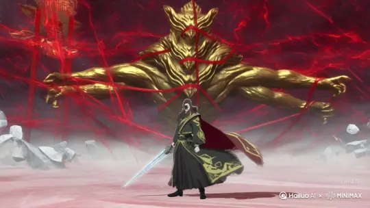 --ar 21:9 --v 5 --style cinematic anime --fps 60 --seed 7719  
仙逆王林，戮默全开，黑金星图道袍猎猎，血披风翻涌，左眉闪电疤痕泛光，手握透明戮默剑；  
对面反派“天运子”万丈金色道相，三头六臂，因果丝线缠绕星河；  
背景：逆尘界残破天门+赤红劫云漩涡+漂浮大陆碎片，时空裂缝交错，电闪雷鸣，倾盆血雨；  
关键词：极致速度线、空间碎裂、因果碎片飞舞、剑光劈开维度、寂灭黑洞坍缩、4K 体积光、粒子级特效
极端特写：王林右眼瞳孔收缩→倒映反派三头六臂法相；  
镜头 0.2x 慢放：雨滴撞在剑刃瞬间汽化，化作黑色冰晶；  
音效：心跳低频→骤然静止→玻璃碎裂高频。
王林瞬身消失→留下黑色“逆”字残影；  
下一帧出现在反派头顶，戮默剑劈下，剑光呈“井”字形切开虚空，露出猩红次元裂缝；  
裂缝内部：亿万因果丝线被斩断，化作发光文字雨；  
镜头环绕 360°，速度线拉出光锥，时空凝滞为灰色。
反派六臂合拢，祭出“天运轮盘”——直径万里，表面浮现金色人皮经文；  
轮盘转动，发出梵音+婴儿啼哭混合音效；  
王林被拉入金色领域，背景化为纯白虚无，唯余脚下一片黑冰；  
黑冰裂纹蔓延，爆出赤红熔岩剑柱，反向贯穿轮盘。
王林高举戮默，剑身透明→内部星辰坍缩为黑洞；  
黑洞边缘闪耀“逆”字符文，吸进轮盘、劫云、闪电、雨水；  
反派法相被拉长成面条状光线，卷入黑洞；  
镜头拉远：整个逆尘界被吸成一点白光——随后极致白爆！  
白爆之后，一切静止，唯余王林立于虚空，左手握紧李慕婉发丝红绳，血披风安静漂浮。
--lighting cinematic rim light + volumetric god rays  
--fx space fracture, causality shards, black ice particles, red lightning, star collapse, white hole burst  
--color palette cold black #0B0B0E / blood red #6A0F0F / starlight silver #E8E8F0  
--motion blur directional 0.5x, speed lines, 24fps→60fps 插帧慢放  
--sound design heartbeat sub-bass → glass shatter → tinnitus high pitch
/imagine prompt:  
Xian Ni Wang Lin full power battle, cinematic anime style, 21:9, 60fps, starlight black robe with burning blood cloak, transparent sword slicing causality threads, enemy giant three-headed golden buddha with fate wheel, shattered heaven gate background, space cracks, red lightning rain, black ice particles, ultra slow-motion sword slash, time-stop visual, white hole implosion, 4K intricate details --seed 7719 --chaos 25 --q 2 by Hailuo AI Video Generator