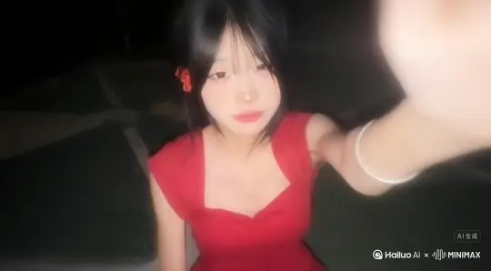 帮我生成一个视频：让图片中的场景动起来，人物变成无数红色玫瑰颗粒消失在视频中，向右吹走，原比例。比例 16:9，时长 5s，模型 高品质 by Hailuo AI Video Generator