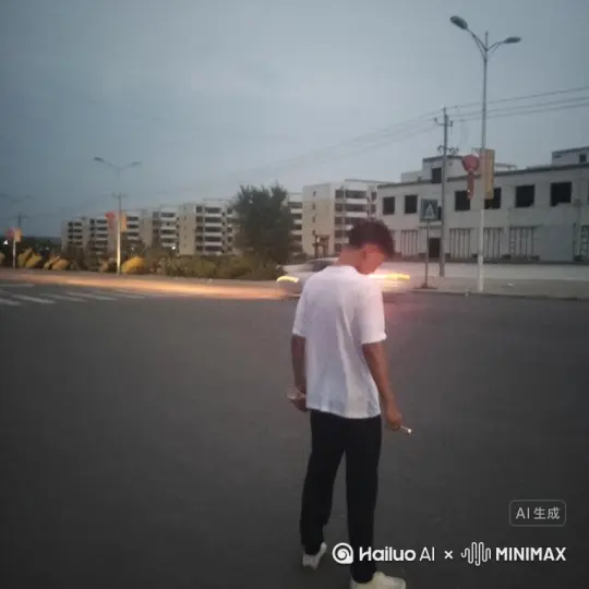 主体人物身上变出一大团红色花瓣，花瓣向右爆炸式扩散，主体人物身体随之从四肢开始瓦解，化作无数红色粒子轻盈飘散，最终人物完全消散在漫天飞舞的花瓣中，人物完全消失，写实风格，电影光效 by Hailuo AI Video Generator