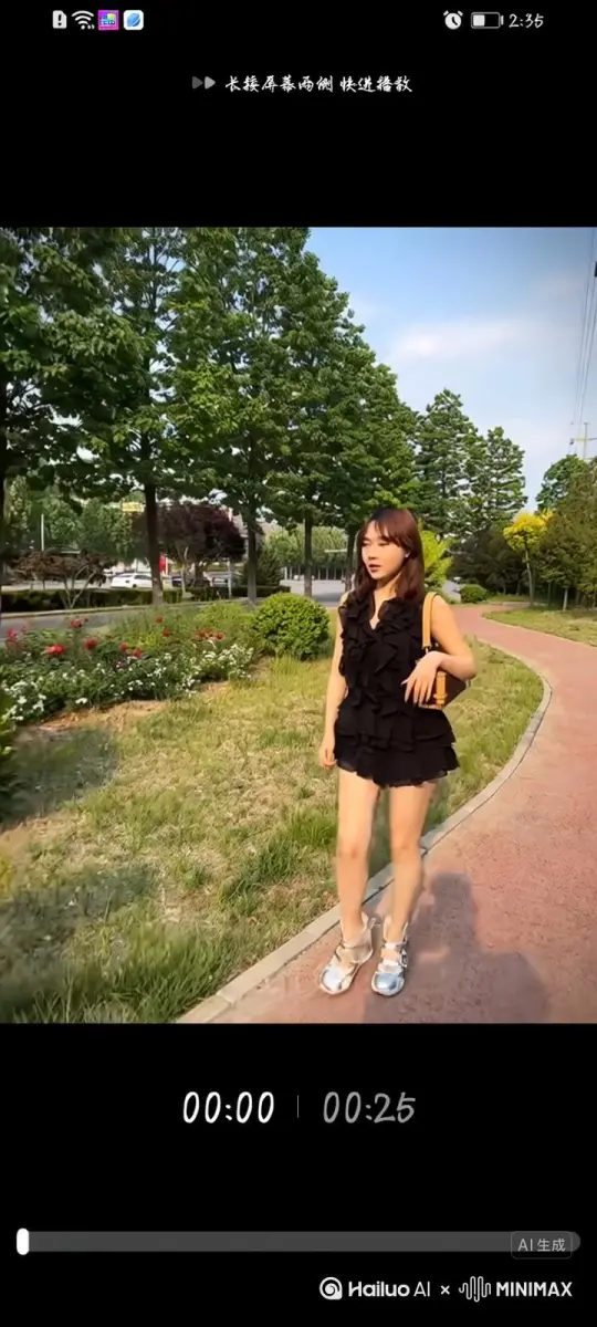 帮我生成一个视频：让图片场景中的人动起来，人物变成无数灰色沙尘。消失在视频中，向右吹走[右移,左摇,跟随] by Hailuo AI Video Generator