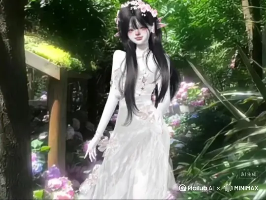 主体人物身上变出一大团微小深红色花瓣，花瓣向外爆炸式扩散，主体人物身体随之从四肢开始逐渐瓦解，化作无数红色粒子轻盈飘散，最终人物完全消散在漫天飞舞的花瓣中，人物完全消失，写实风格，电影光效 by Hailuo AI Video Generator