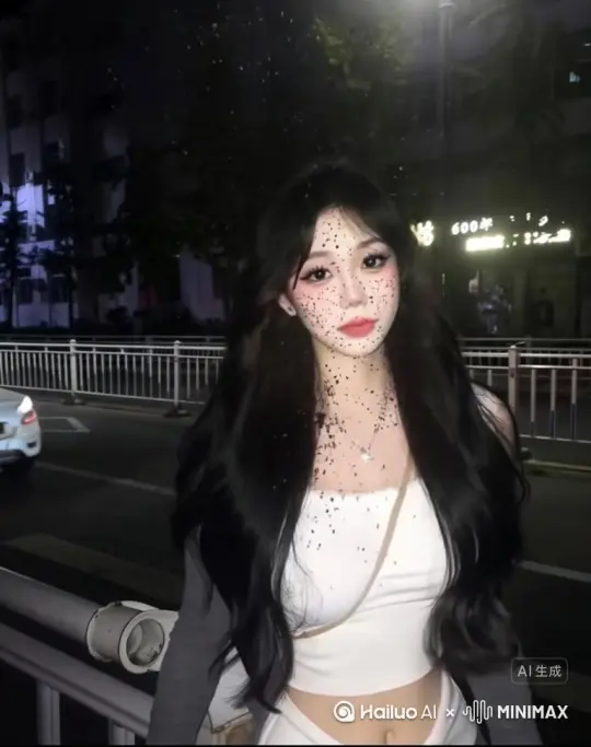 帮我生成一个视频：让图片中的场景动起来，人物变成无数灰色颗粒消失在视频中，向右吹走，原比例。比例 16:9，时长 5s，模型 高品质 by Hailuo AI Video Generator