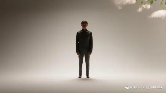 让图片中的场景动起来，人物变成无数红色颗粒加红色烟雾消失在视频中，向右吹走，原比例。比例 16:9，时长 5s，模型 高品质[推进,上升] by Hailuo AI Video Generator
