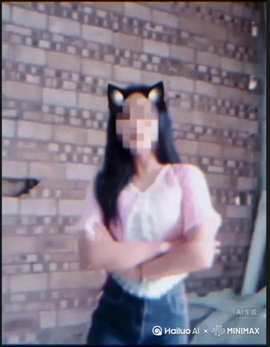 帮我生成一个视频：让图片中的场景动起来，人物变成无数灰色沙尘消失在视频中，向右吹走（沙城数量只在人物中慢慢涌现，然后消失）   原比例。模型  高画质[右移,左摇,跟随] by Hailuo AI Video Generator