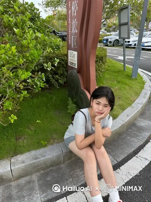 三秒过后，图中的人物，变成红色的玫瑰花，缓慢飘向右边，给人一种白月光突然消失的感觉，优质大片，人物的五官不能改变 by Hailuo AI Video Generator
