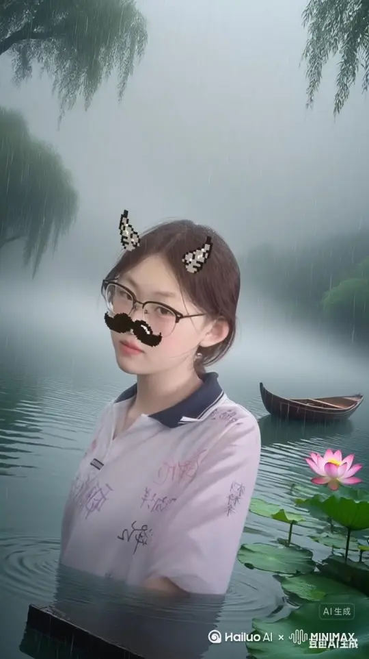 帮我生成一个视频：让图片中的场景动起来，人物变成无数灰色沙尘消失在视频中，向右吹走（沙城数量只在人物中慢慢涌现，然后消失）   原比例。模型  高画质 by Hailuo AI Video Generator
