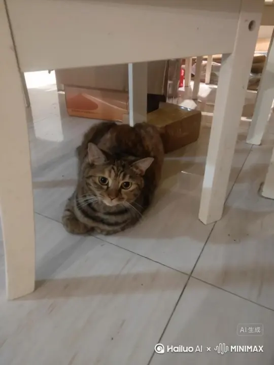 让让小猫咪在凳子上跳跃 在跳跃到桌子上打翻花瓶 并且在5秒之后再打翻水杯 by Hailuo AI Video Generator