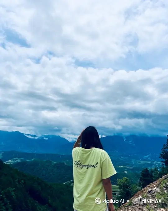 让图片中的场景动起来，图片变成无数红色花瓣消失在视频中，被右风吹走，愿比例，比例16:8，时常5s，模型 高品质 by Hailuo AI Video Generator