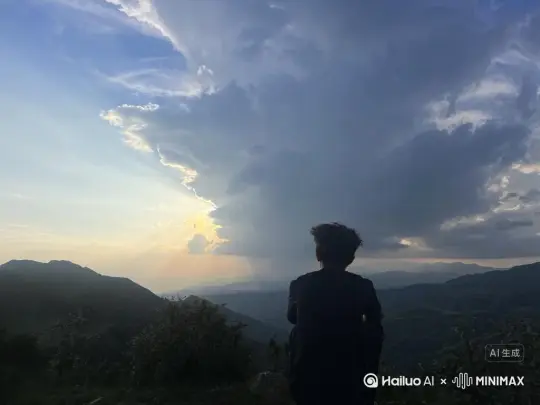 帮我生成一个人物消散的视频，人物变成例子，爆炸式散开，人物主题不变 by Hailuo AI Video Generator