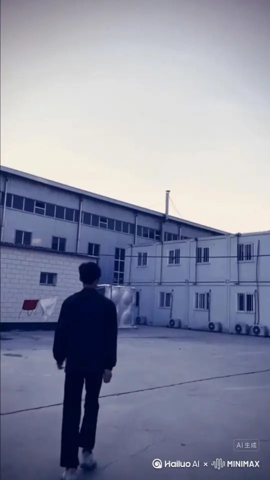 帮我生成一个视频：让图片中的场景动起来，人物变成无数灰色沙尘消失在视频中，向右吹走，（沙尘数量只在人物慢慢中涌出，然后消失）原比例。模型  高品质[右移,左摇,跟随] by Hailuo AI Video Generator