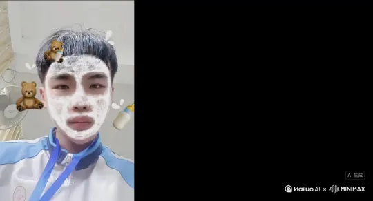 帮我生成一个视频：让图片中的场景动起来，人物变成无数灰色颗粒消失在视频中，向右吹走，原比例。比例 16:9，时长 5s，模型 高品质 by Hailuo AI Video Generator
