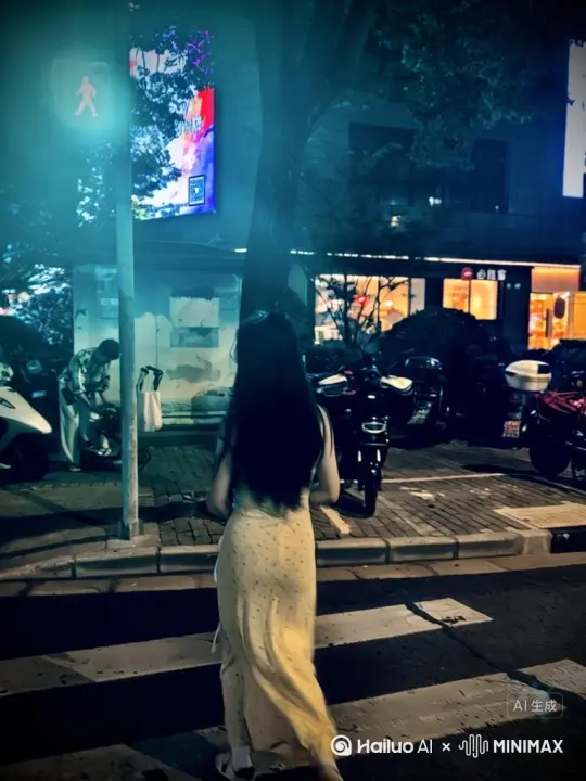 帮我生成一个视频：让图片中的场景动起来，人物变成无数灰色沙尘消失在视频中，向右吹走（沙城数量只在人物中慢慢涌现，然后消失）   原比例。模型  高画质 by Hailuo AI Video Generator