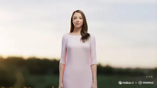 上传人物照片 生成让我变成花瓣消失的特效[推出,上升,下摇] by Hailuo AI Video Generator