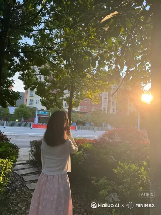帮我生成一个视频：让图片中的场景动起来，人物变成无数红色玫瑰消失在视频中向右中快速吹走,（玫瑰数量在人物漫漫中涌出，然后消失）原比例,高品质 by Hailuo AI Video Generator