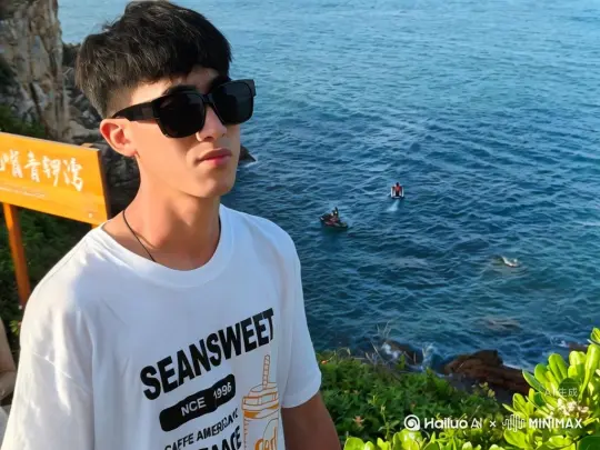 帮我生成一个视频：[右移,左摇,跟随]人物变成无数灰色沙尘消失在视频中，向左吹走，（沙尘数量只从人物慢慢中涌出，然后消失）原比例，模型，高品质[右移,左摇,跟随] by Hailuo AI Video Generator