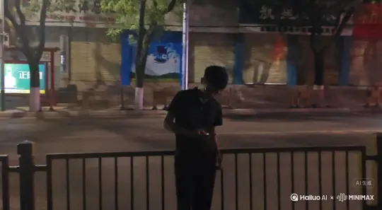 帮我生成一个视频，让图片中的场景动起来，里面的人物在无数的红色花瓣中消散，向右吹走（花瓣数量只在人物中慢慢涌出，然后消失）原比例，图像高品质[赞][右移,左摇,跟随] by Hailuo AI Video Generator