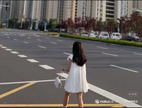 帮我生成一个视频，让图片中的场景动起来，人物变成无数灰色沙尘消失在视频中向右吹走，（沙尘数量指在人物漫漫中涌出，然后消失）原比例模型高品质 by Hailuo AI Video Generator