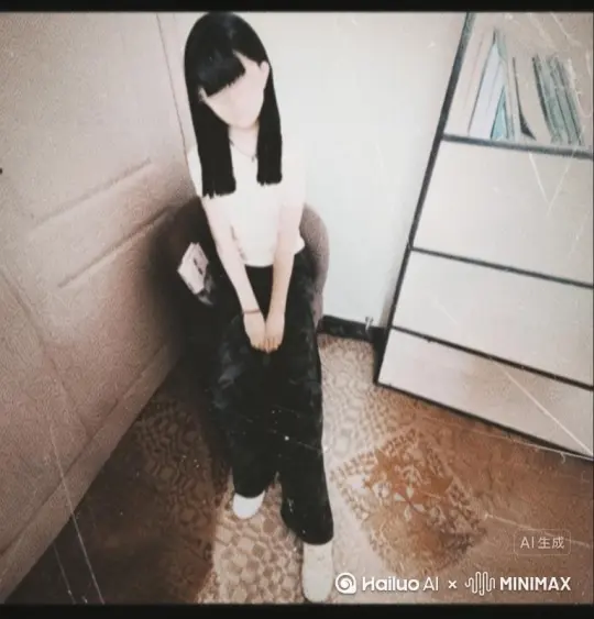 帮我生成一个视频：让图片中的场景动起来，人物变成无数红色颗粒消失在视频中，向右吹走，原比例。比例 16:9，时长 5s，模型 高品质[右移,左摇,跟随] by Hailuo AI Video Generator