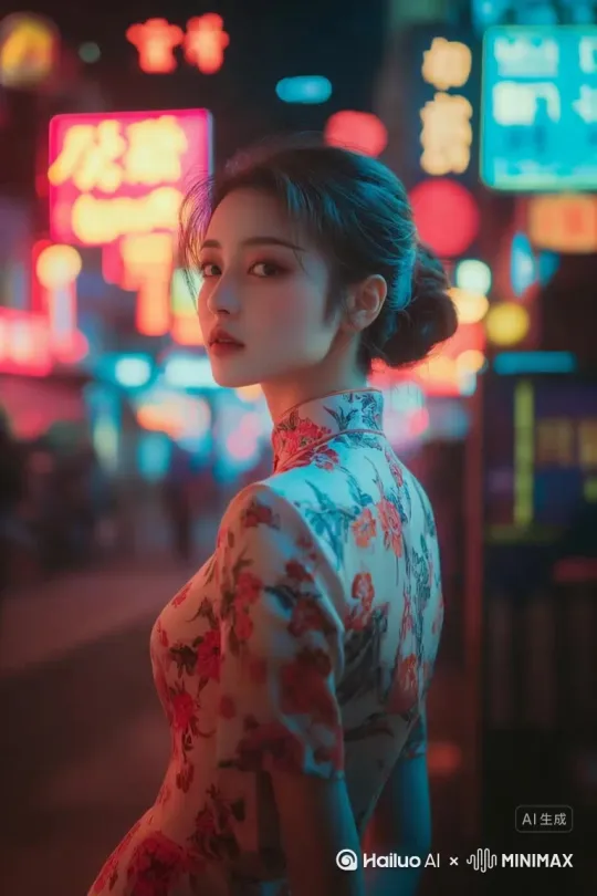 上传一张竖屏图并输入一种颜色，生成花瓣消失特效视频 by Hailuo AI Video Generator