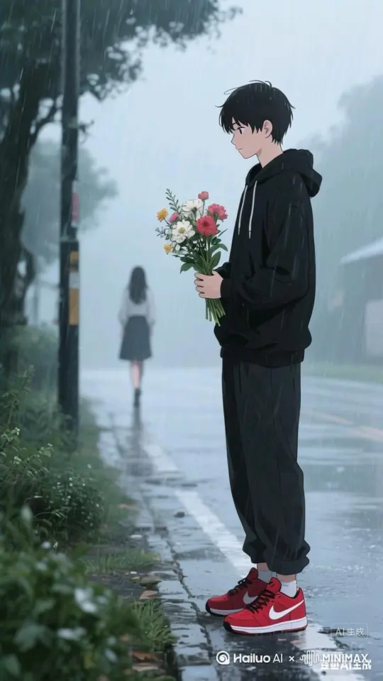 帮我生成一个视频：让图片中的场景动起来，人物变成无数灰色沙尘消失在视频中，向右吹走（沙城数量只在人物中慢慢涌现，然后消失）   原比例。模型  高画质 by Hailuo AI Video Generator