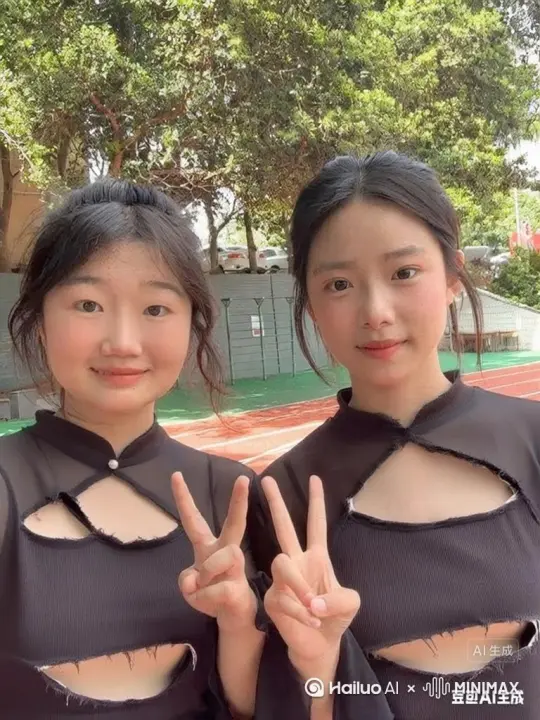 撕开衣服，没有衣物，面部表情不变 by Hailuo AI Video Generator